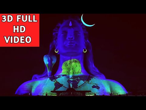 Adiyogi 3D Light Show at Sadhguru MahaShivratri 2021