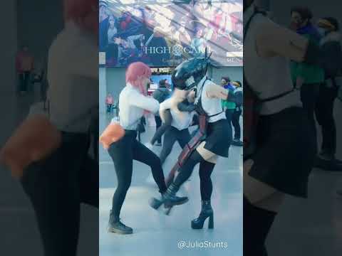 Chainsawman crew dancing #shorts #anime #chainsawman #kickback #kenshiyonezu #cosplay #makima #denji