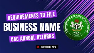 REQUIREMENTS TO FILE ANNUAL RETURNS FOR A BUSINESS NAME || STEP BY STEP GUIDE