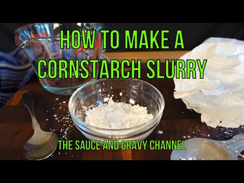 How to Make a Cornstarch Slurry | Cornstarch Slurry | Cornstarch | Slurry | How to Thicken a Sauce