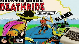 MOUNTIE MICK'S DEATH RIDE – Commodore 64 (1987) | Classic Train-Surfing Action