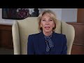 Message From U.S. Secretary Of Education Betsy DeVos