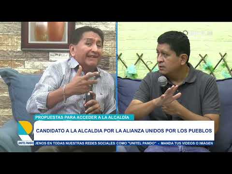 Candidato a la Alcaldía por la Alianza Unidos por los Pueblos, Dr. Luis Adolfo Flores