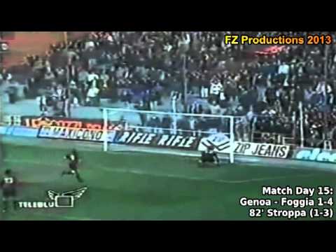 Serie A 1993-1994, day 15 Genoa - Foggia 1-4 (Stroppa 2nd goal)