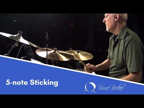 5 note sticking over eighth note triplets.