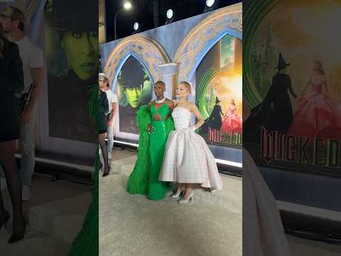 Cynthia Erivo & Ariana Grande at the Wicked Premiere