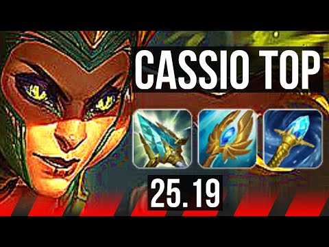 CASSIOPEIA vs GANGPLANK (TOP) | 8/1/7, Dominating | KR Diamond | 25.19