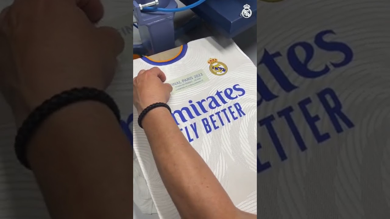 Watch video 👕 Real Madrid’s Champions League final shirt is READY! #shorts #realmadridshorts Now 👕 Real Madrid’s Champions League final shirt is READY! #shorts #realmadridshorts
