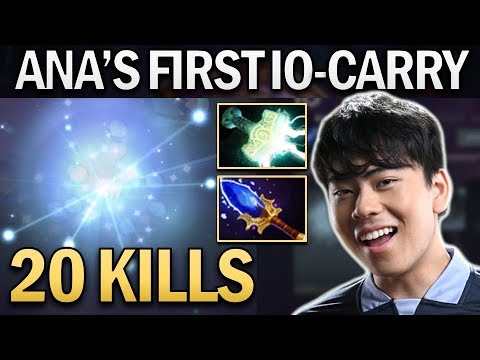 THE FIRST TIME OG.ANA USES IO AS A CARRY - DOTA 2 GAMEPLAY