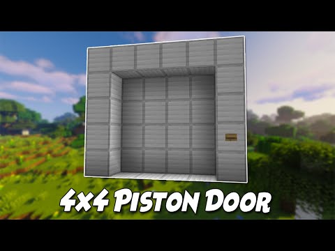 BritishWeirdo - Minecraft Redstone Tutorial | Easy 4x4 Piston Door [Honey Blocks!]