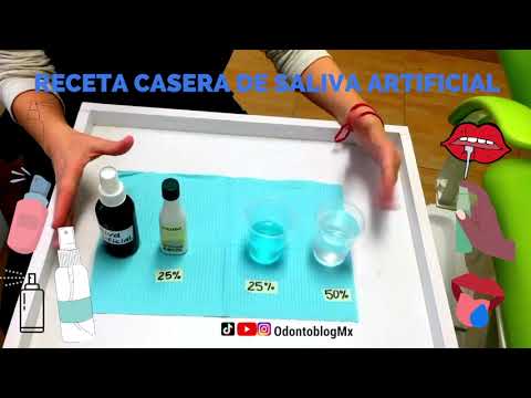 RECETA CASERA DE SALIVA ARTIFICIAL 💦