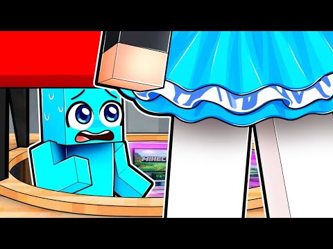 Construí Una BASE SECRETA para ESCONDERME de Mi NIÑERA en Minecraft…