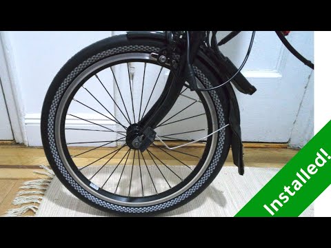 Fat Tires on a Brompton? GreenSpeed Scorcher 40-349 Installed (2021)