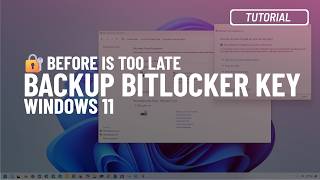 Windows 11, 10: Backup BitLocker recovery key to unlock your PC