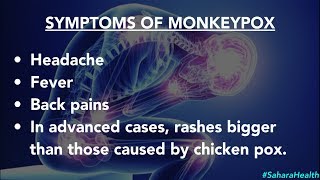 Monkeypox: Symptoms And Tips To Avoid Infectious Disease - #SaharaHealth