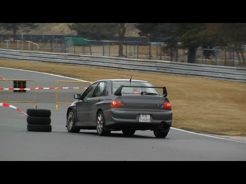 Piotr Brzoskowski, Mitsubishi Lancer Evo IX - III SuperOES Tor Poznań - 24.03.2018