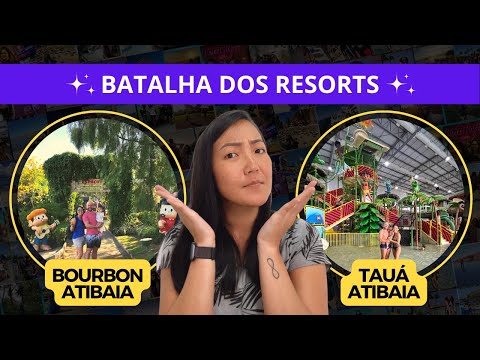 ⭐ Batalha dos Resorts!! TAÚA Atibaia ou BORBOUN Atibaia?