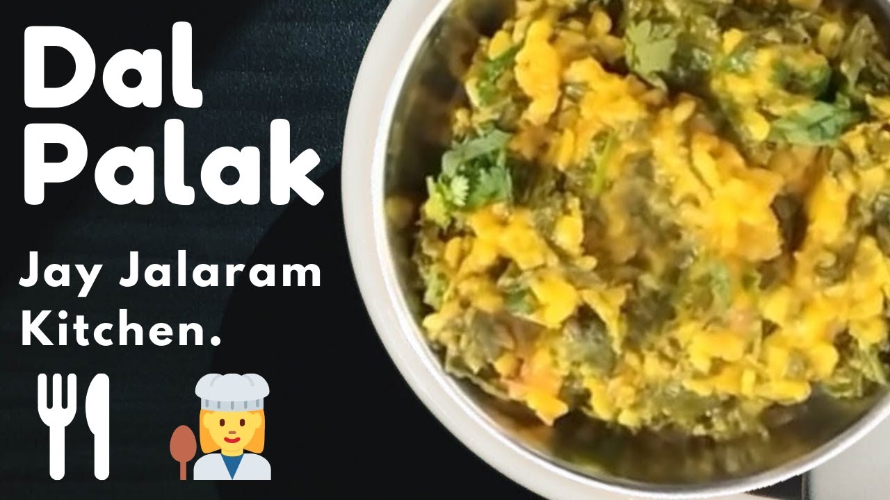 Testy And Healthy Dal Palak Subji in Gujarati Style
