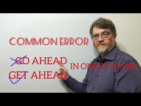 English Tutor Nick P Lesson (385) Don't Use Go Ahead When You Should USE Get Ahead