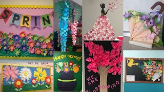 Decoration ideas for spring season | spring decoration ideas 2023 |spring bulletin board decoration