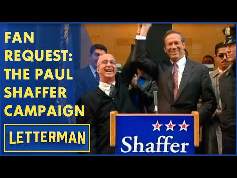 Fan Request: The Paul Shaffer Campaign | Letterman