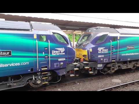 68016/68024 6k73 Sellafield - Crewe flasks, 18th May 2017