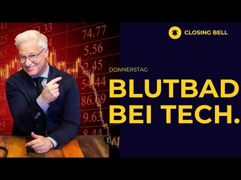 Bitcoin bricht ein | Liquidierung bei Tech und breitem Markt | Amazon heute Abend.