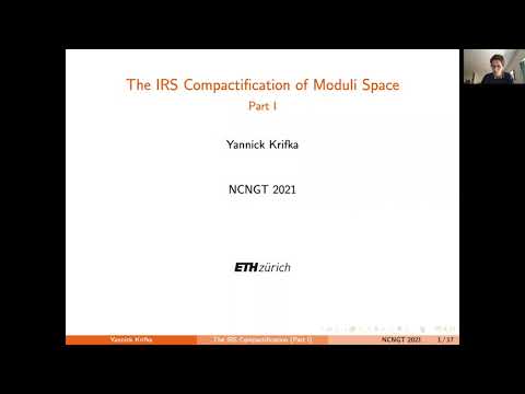 The IRS Compactification of Moduli Space (Part I), NCNGT 2021