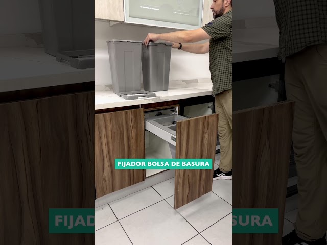 Vídeo relacionado con keeeper Cubo de Basura con 2 Compartimentos, 2x 11 l, Torge, Plateado (Light Silver)