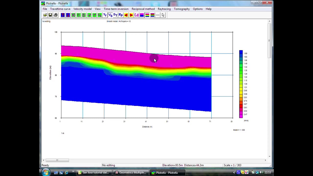 Seismic Refraction Training 2-3 | Data Processing - Plotrefa