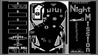 Night Mission Pinball for the Atari 8-bit family