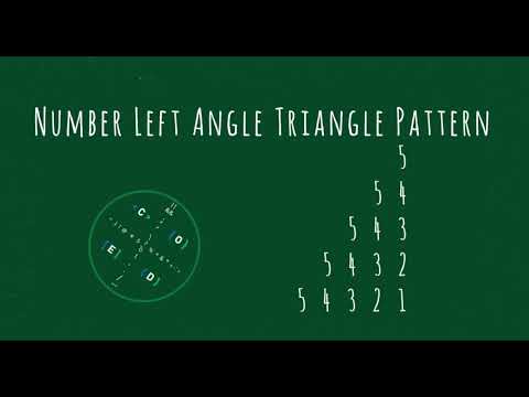 65 Number Left Angle Triangle Pattern Without Any Pre Defined Method Using While Loop In Python