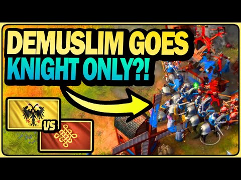 DeMuslim Attempts Cavalry ONLY vs Kasva!! - Age of Empires IV
