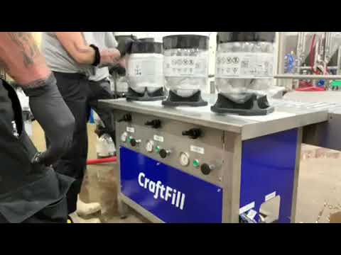 KeyKeg filler type CraftFill 150 filling RTD Cocktails in 10l KeyKegs