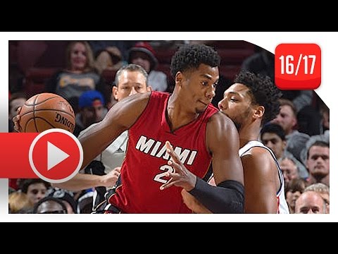Hassan Whiteside Full Highlights vs 76ers (2016.11.21) - 32 Pts, 13 Reb