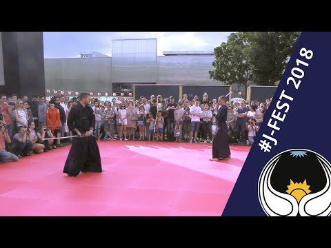 Кендо ката на J-Fest 2018 в Москве