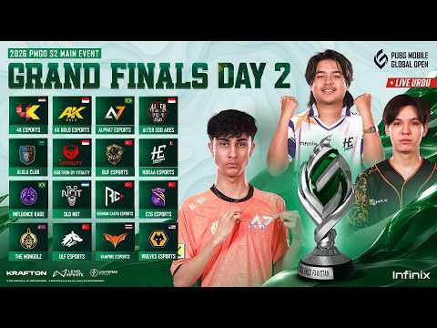 [URDU] 2026 PMGO S2 Main Event | Grand Finals Day 2 | PUBG MOBILE GLOBAL OPEN Season 2