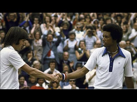 Arthur Ashe vs Jimmy Connors 1975 Wimbledon Final Highlights
