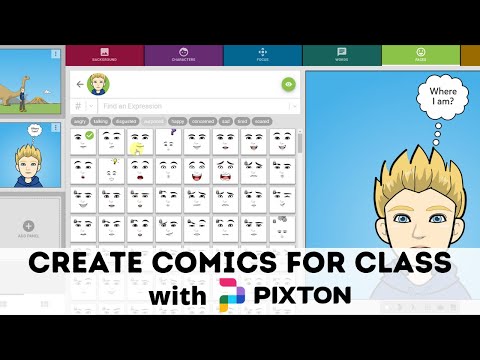 Make Comics for School with Pixton Edu