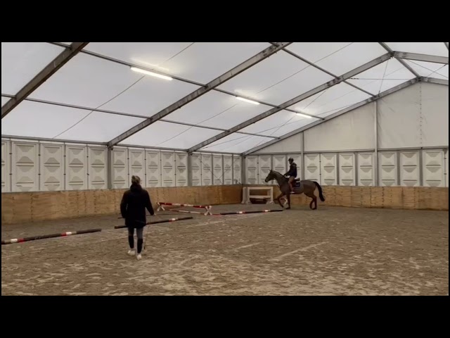 Jumping under the saddle