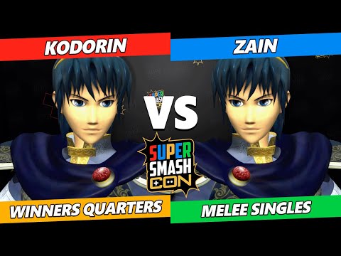 SSC 2023 Winners Quarters - Kodorin (Green Marth) Vs. Zain (Red Marth) Smash Melee Tournament