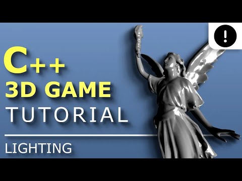 C++ 3D Game Tutorial 19: Creating 3D Engine - Lighting