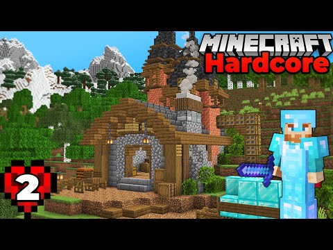 The Best DIAMOND MINE! Ep 2 : Minecraft 1.18 Hardcore Survival Let's Play