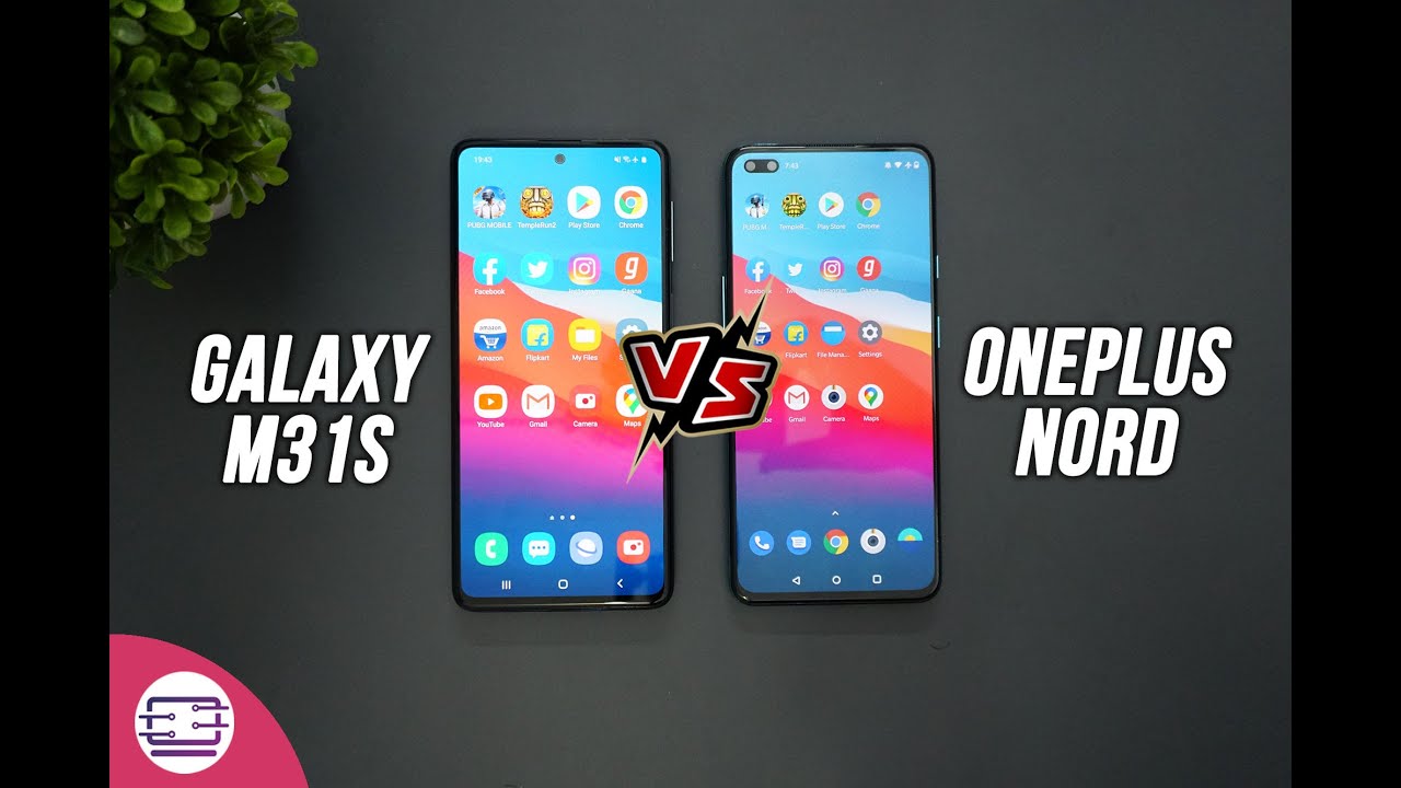 Samsung Galaxy M31s vs OnePlus Nord Speedtest