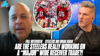 Steelers GM Responds To Rumors They Are Involved In Major Receiver Trade | Pat McAfee Show