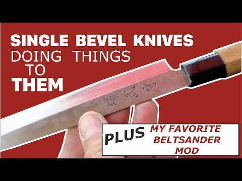 Single Bevel Repair and GREAT Sander Modification.