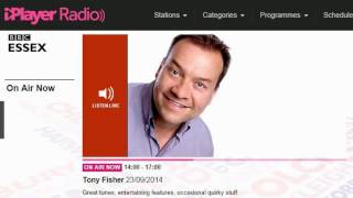 The Sounds of Simon: Interview with Tony Fisher on BBC Essex