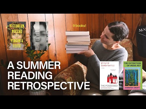 the 9 books i read this summer 📚🌞 with only one real doozy