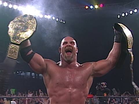 Goldberg wins the WCW World Heavyweight Championship
