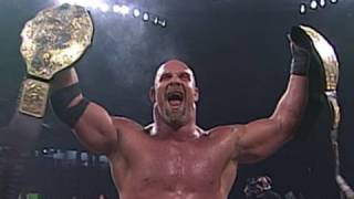 Goldberg wins the WCW World Heavyweight Championship